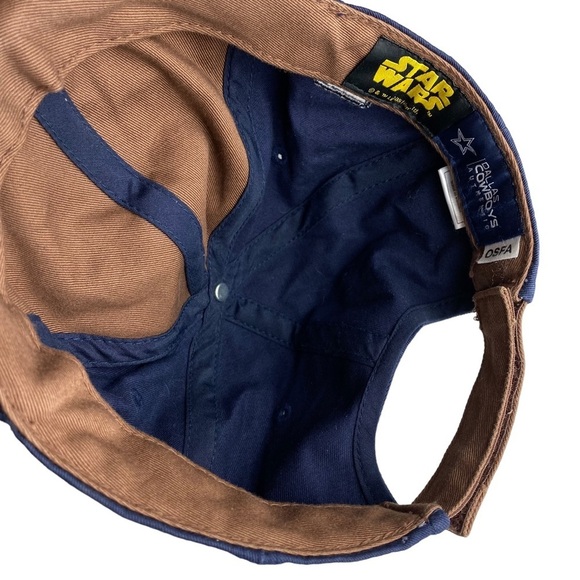 RARE Star Wars Dallas Cowboys Chewbacca Cap Distressed Hat Strapback Slouch - Picture 9 of 11